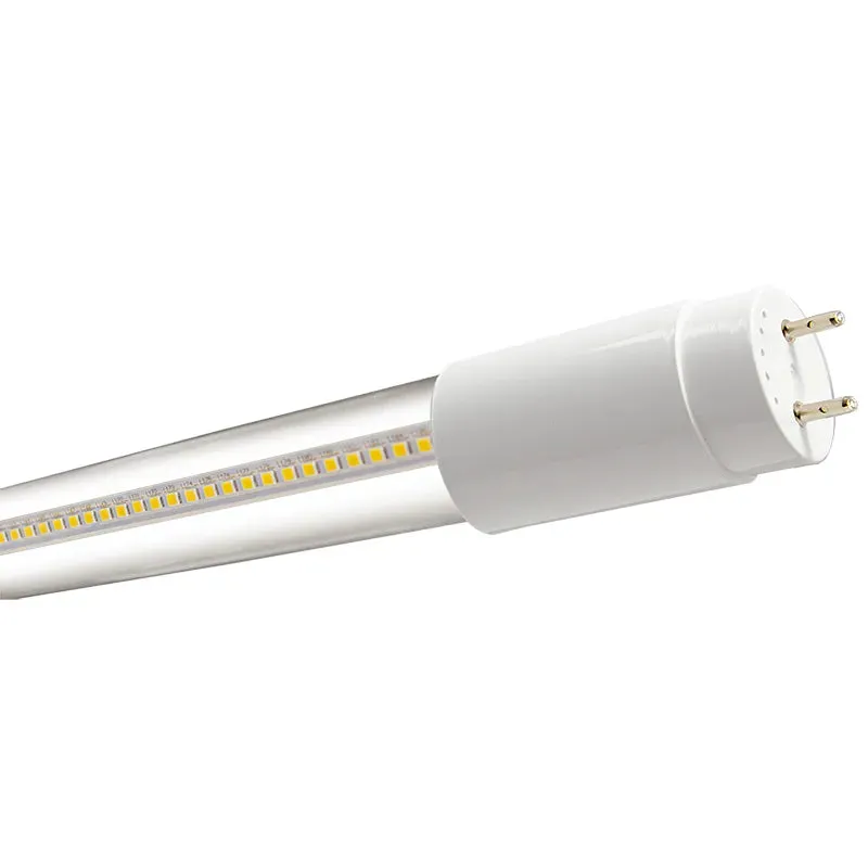 12PK 4FT LED AC Direct Ballast T8 Glass Tube, 17W, 2200 Lumens, 4000K or 5000K CCT, 120-277V — Warehouse Lighting LED Linear Lights 17.0W 4000K
