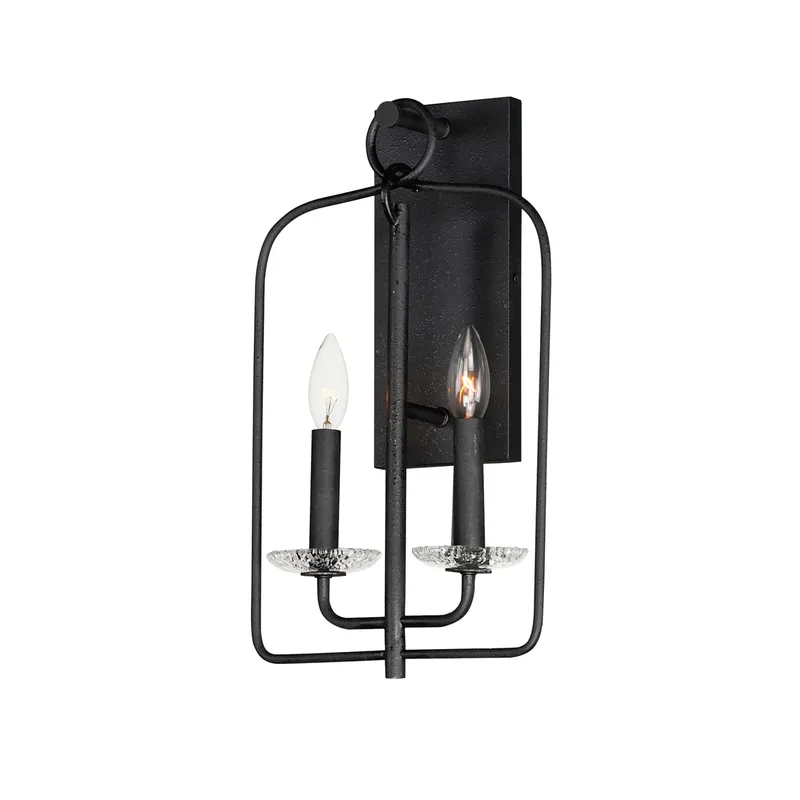 Madeira 2-Light Wall Sconce — Warehouse Lighting LED Wall Lights 150.0W 