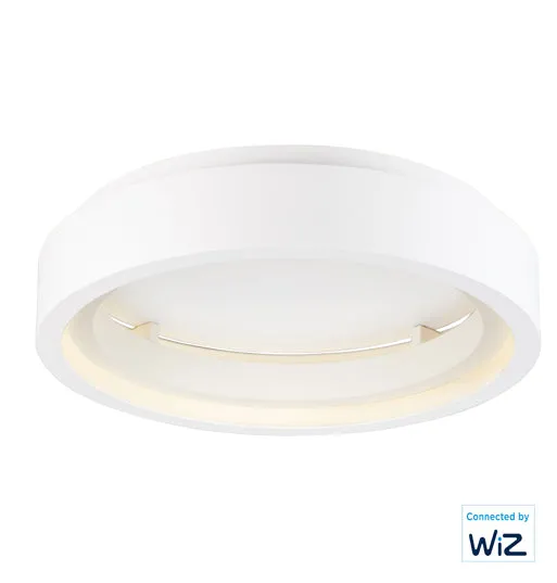 iCorona WiZ 24" LED Surface Mount RGBW Y Ceiling Smart Light, 2800 Lumens, 36W, 120-277V, Matte White Finish — Warehouse Lighting LED Post Top Lights 36.0W 