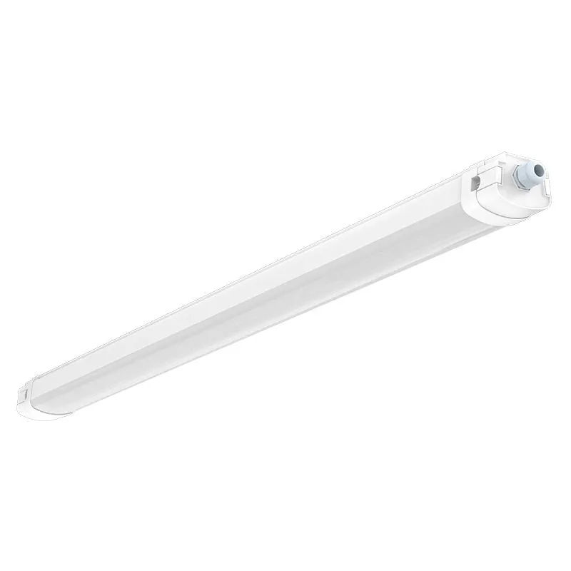 Modular 2ft LED Vapor Tight Fixture, Quick Connect, 10W/15W/18W Selectable, 2340 Lumens 120-277V, CCT Selectable: 3500K/4000K/5000K — Warehouse Lighting LED Linear Lights 10.0W 3500K