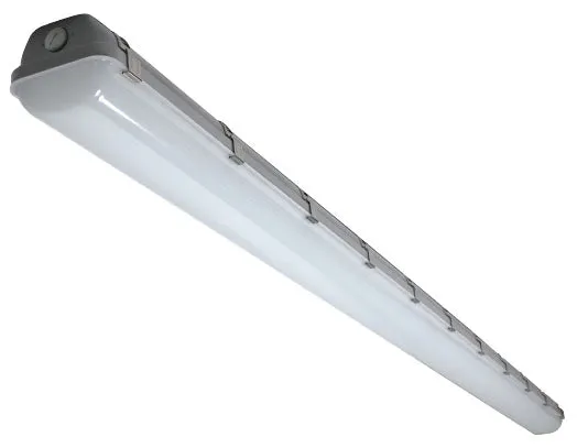 8FT LED Vapor Tight Fixture, 60W/80W/100W Selectable, 13,586 Lumens, 4000K or 5000K, 120-277V — Warehouse Lighting LED Linear Lights 60.0W 4000K