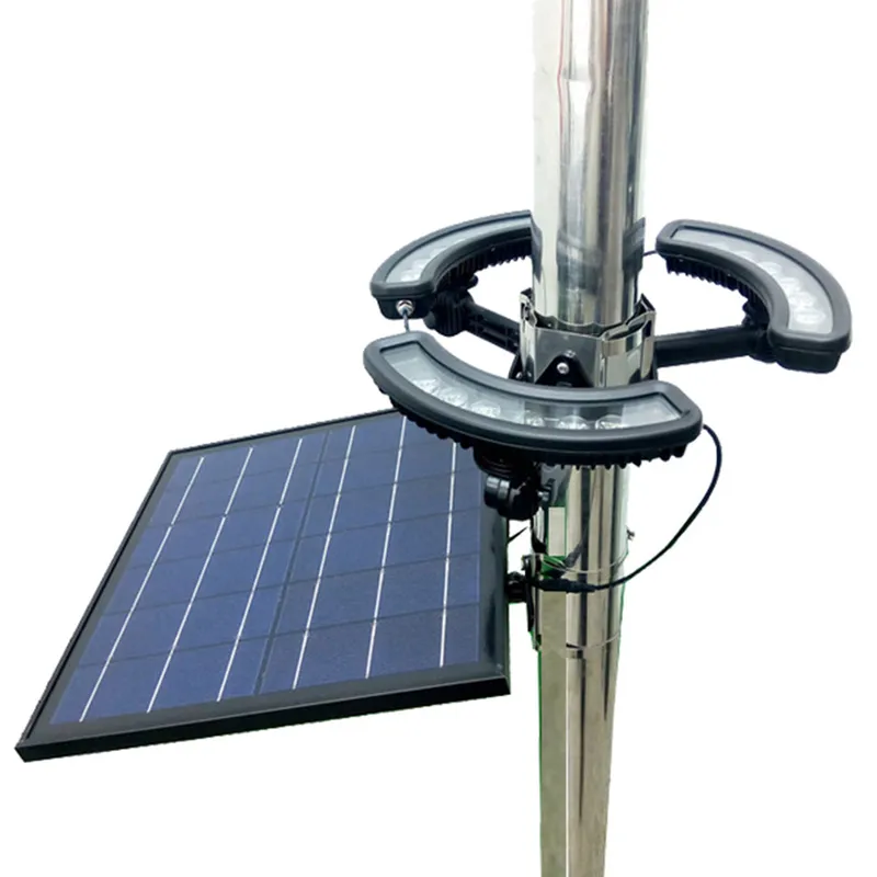 Apollo Solar Flagpole Light, 1980 Lumens, 18W, 6000K CCT — Warehouse Lighting LED Landscape Lights 18.0W 6000K