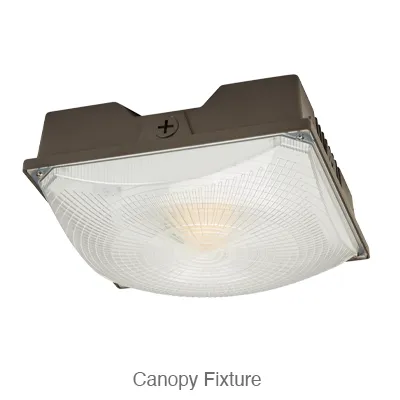 8" Square LED Canopy Light, 40 watt, 5600 Lumens, 120-277V, 5000K — Warehouse Lighting LED Area Lights 40.0W 5000K