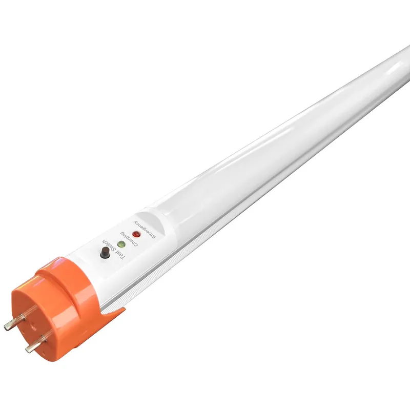 20Pk 4 ft. T8 LED Tube With Emergency Battery, 18W, 2,200 Lumens, 4000K or 5000K CCT, 120-277V — Warehouse Lighting LED Linear Lights 18.0W 3500K