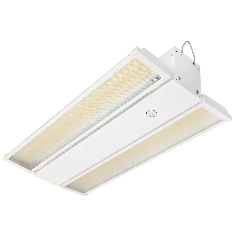 Foldable 2 Foot Linear High Bay, 14,850 Lumens, 70W/90W/110W Selectable, 5000K, 0-10V Dimmable, 120-277V, White Finish — Warehouse Lighting LED Linear Lights 70.0W 5000K