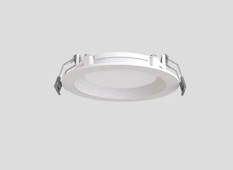 4" Round Multifit Flat Recessed Light, 600 Lumens, 8.5W, 120-277V, CCT Selectable 2700K/3000K/3500K/4000K/5000K — Warehouse Lighting LED Downlights 8.5W 2700K