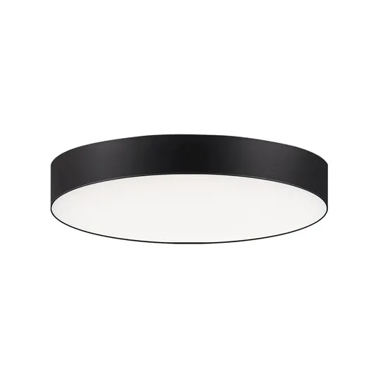 7" LED Flush Mount, 1,100 Lumens, 15W, 3000K, 120-277V, Black or White Finish — Warehouse Lighting LED Post Top Lights 15.0W 3000K