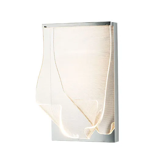 Rinkle LED Wall Sconce, 350 Lumens, 4.5W, 3000K, Polished Chrome, French Gold or Brushed Gunmetal — Warehouse Lighting LED Wall Lights 4.5W 3000K