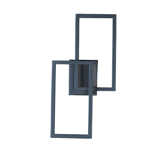 Traverse LED Outdoor Wall Sconce, 2,170 Lumens, 31W, 3000K CCT, 120V, Black Finish — Warehouse Lighting LED Wall Lights 31.0W 3000K