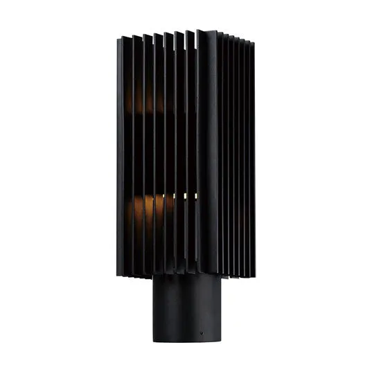 Rampart LED Outdoor Post Mount, 540 Lumens, 12W, 3000K CCT, 120V, Black Finish — Warehouse Lighting LED Area Lights 12.0W 3000K