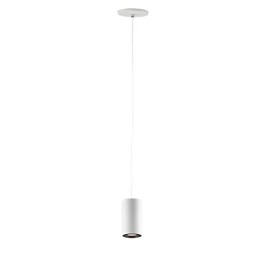 Dwell 1-Light LED Pendant, 490 Lumens, 7W, 3000K CCT, 120V, White Finish — Warehouse Lighting LED Landscape Lights 7.0W 3000K