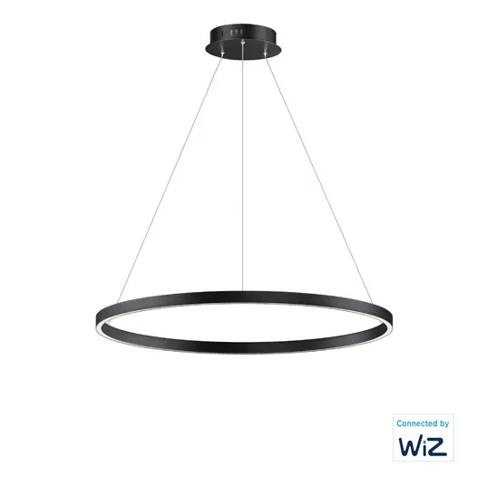 32" Hover LED Pendant, 3,000 Lumens, 35W, 120V, 2700-6000K CCT, Black or Gold Finish — Warehouse Lighting LED Landscape Lights 35.0W 3000K