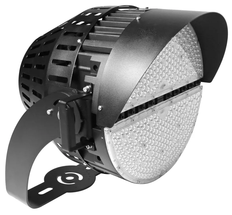 16" Sports Light, 415 Watt, 120-277V, 61,389 Lumens, 5000K CCT, Narrow Flood Beam Angle — Warehouse Lighting LED Flood Lights 415.0W 5000K