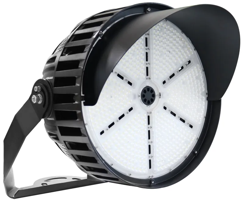15" Sports Light, 406 Watt, 120-277V, 53,853 Lumens, 5000K CCT, Narrow Flood Beam Angle — Warehouse Lighting LED Flood Lights 406.0W 5000K