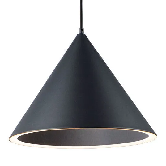 Abyss LED Pendant, 2,660 Lumens, 38W, 120V, 3000K, Black or White finish — Warehouse Lighting LED Landscape Lights 38.0W 3000K