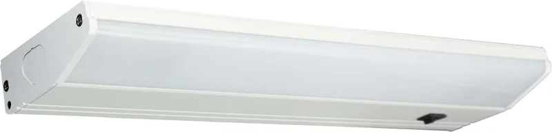 9" LED Undercabinet Light, 260 Lumens, 4 watt, 120V, 3000K or 4000K CCT,  White Finish — Warehouse Lighting LED Linear Lights 4.0W 3000K