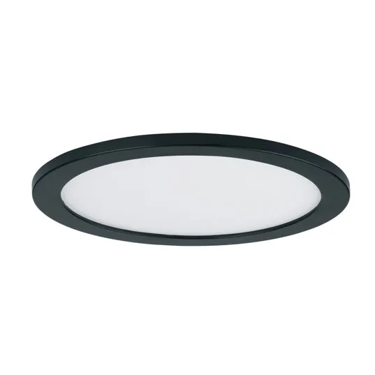 15" LED Wafer Surface Mount, 3,000 Lumens, 30W, 3000K CCT, 120V, Black, White, Bronze, or Satin Nickle Finish — Warehouse Lighting LED Downlights 30.0W 3000K