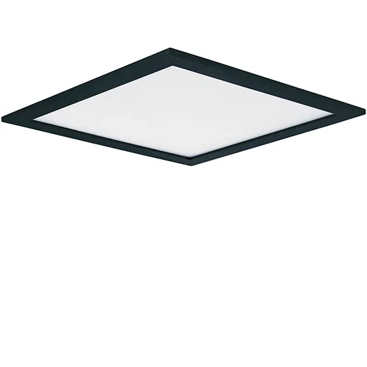 9" LED Square Wafer Surface Mount, 2,250 Lumens, 20W, 3000K CCT, 120-277V, Black, White, Bronze, or Satin Nickle Finish — Warehouse Lighting LED Downlights 20.0W 3000K