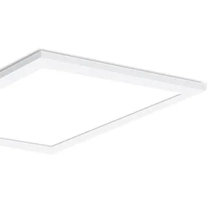 2 PK 2 x 2 Foot LED Flat Panel, 4,500 Lumens, 40 watt, 100-277V, 5000K CCT, White Finish — Warehouse Lighting LED Downlights 40.0W 5000K