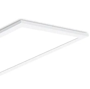 2 PK 2 x 4 Foot LED Flat Panel, 8,300 Lumens, 75 watt, 100-277V, 5000K CCT, White Finish — Warehouse Lighting LED Downlights 75.0W 5000K