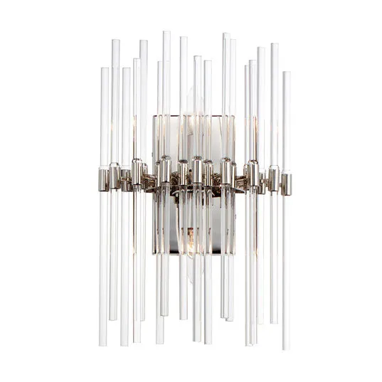 Divine 2-Light Wall Sconce, 120W, 120V, Polished Chrome or Heritage Finish — Warehouse Lighting LED Wall Lights 120.0W 