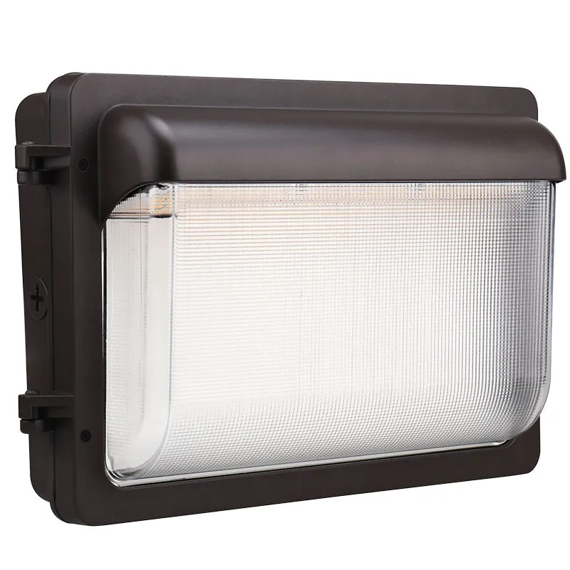 LED Cutoff Wall Pack, 40W/60W/80W Selectable, 10,400 Lumens, CCT Selectable, 120-277V — Warehouse Lighting LED Wall Lights 40.0W 