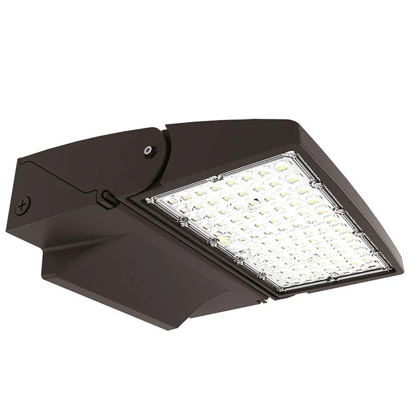 LED Modern Adjustable Wall Pack, 20W/30W/40W Selectable, 5,600 Lumens, CCT Selectable, 120-277V — Warehouse Lighting LED Wall Lights 20.0W 