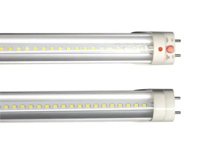 30PK 4 ft. T8 LED Tube With Emergency Battery, 18W, 2,000 Lumens, CCT Selectable 3000K/4000K/5000K/6000K, 120-277v, Clear or Frosted — Warehouse Lighting LED Linear Lights 18.0W 3000K