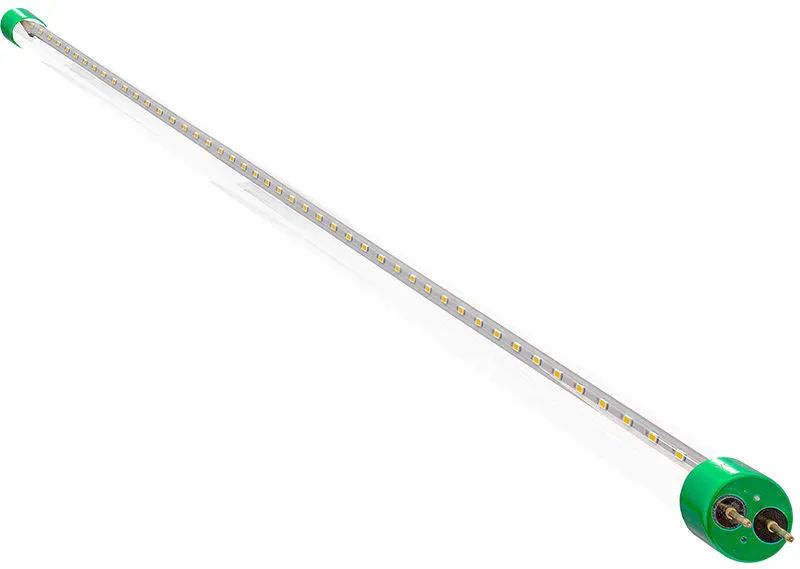 12 PK 15 Watt 4' LED T8 LED Glass Tube, 1800 Lumens, A/C Direct or Ballast Compatible, Clear or Frosted Lens — Warehouse Lighting LED Linear Lights 15.0W 3000K
