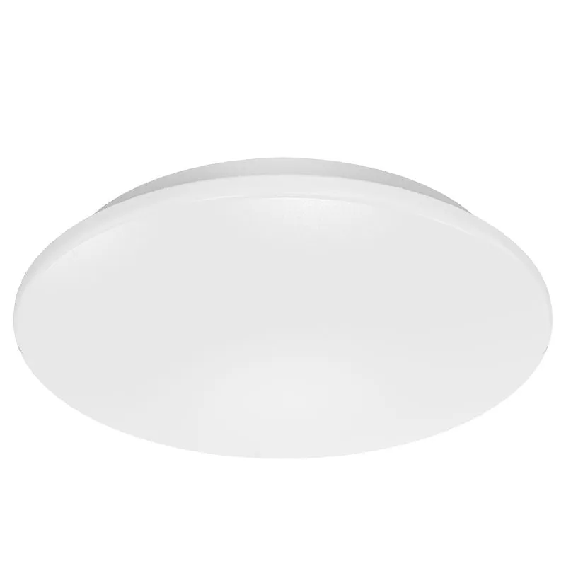 11" LED Flush Cloud Fixture, 20W, 1,500 Lumens, 120V, CCT Selectable 2700K/3000K/3500K/4000K/5000K, White Finish — Warehouse Lighting LED Post Top Lights 20.0W 2700K