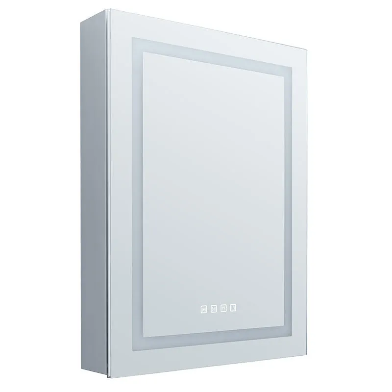 32"x24" Frontlit LED Mirror and Cabinet, 2,450 Lumens, 35W, 120V CCT Selectable 2700K/6500K — Warehouse Lighting LED Wall Lights 35.0W 2700K