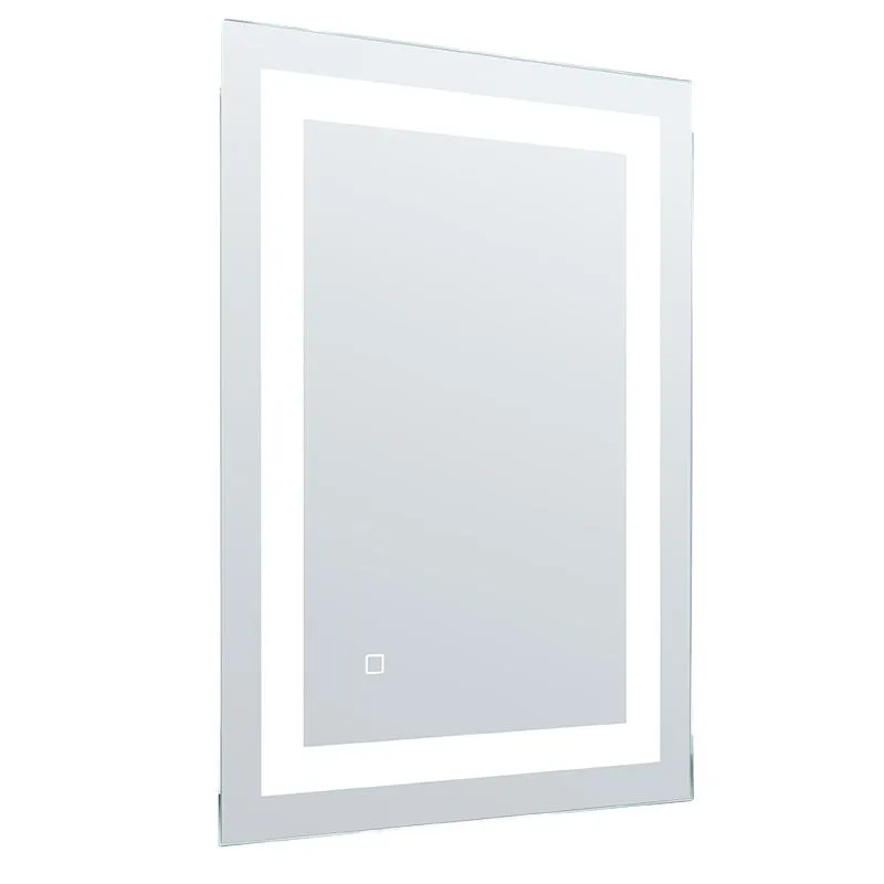 28"x20" Frontlit LED Mirror, 1,120 Lumens, 35W, 120V CCT Selectable 3000K/4500K,6500K — Warehouse Lighting LED Wall Lights 35.0W 3000K