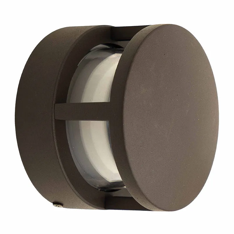LED Mini Wall Light, 200 Lumens, 12V, CCT Selectable 3000K/4000K/5000K, Dark Bronze Finish — Warehouse Lighting LED Wall Lights  3000K
