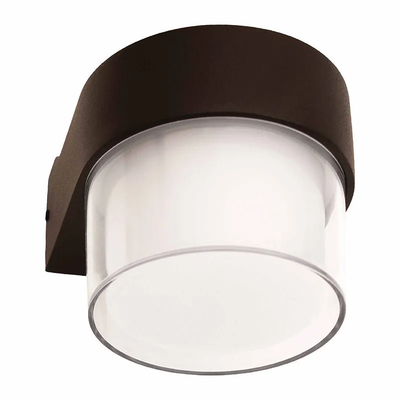 LED Mini Wall Light, 3 Watt, 200 Lumens, 12V, CCT Selectable 3000K/4000K/5000K, Dark Bronze Finish — Warehouse Lighting LED Wall Lights 3.0W 3000K