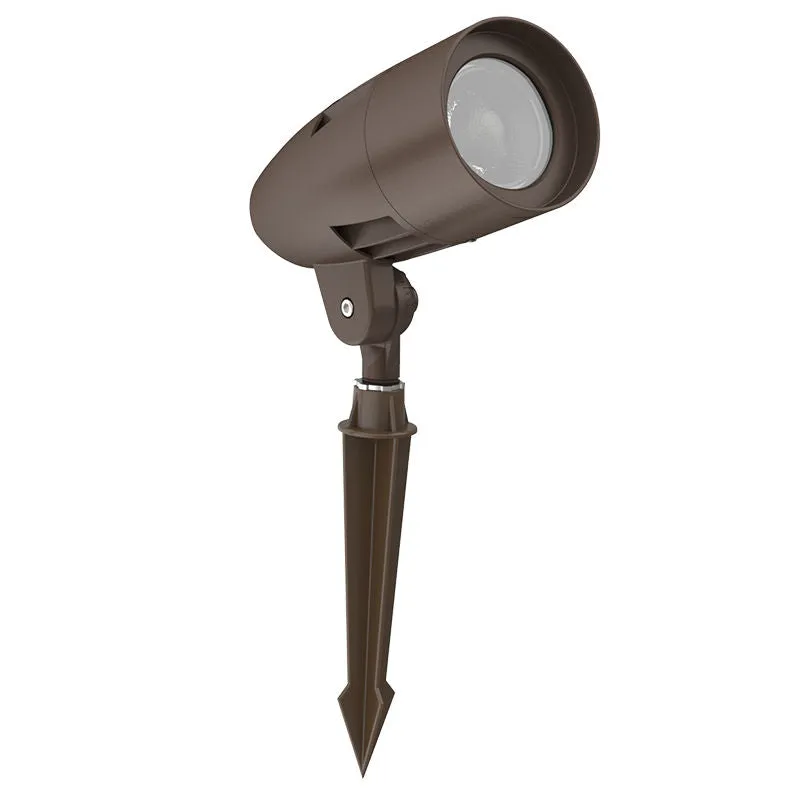LED X-Gen Bullet Flood Light with Integrated Photocell, 2700LM, 10W/20W/30W Selectable, 12V, CCT Selectable 3000K/4000K/5000K, Dark Bronze or Black Finish — Warehouse Lighting LED Flood Lights 10.0W 3000K