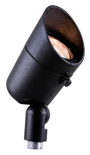 12V LED Aluminum Directional Lights, 400LM, 7W, 3000K CCT, Black or Bronze Finish — Warehouse Lighting LED Flood Lights 7.0W 3000K