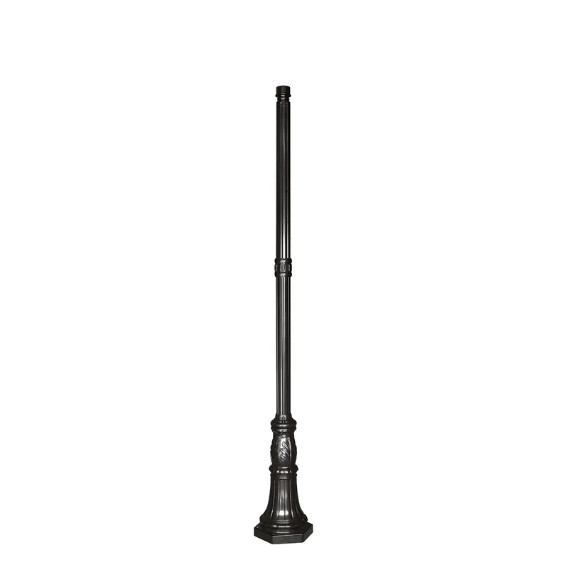 8 Foot Commercial Post, 3" Fitter — Warehouse Lighting LED Linear Lights  