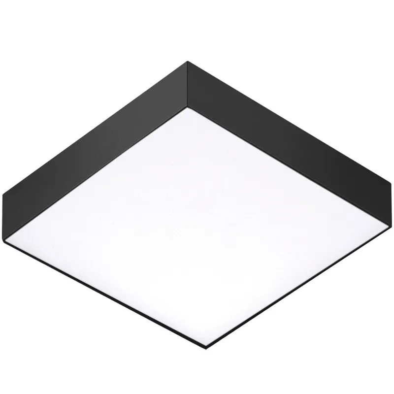 Trim 15.5" SQ LED Flush Mount 3000K — Warehouse Lighting LED Post Top Lights 30.0W 3000K