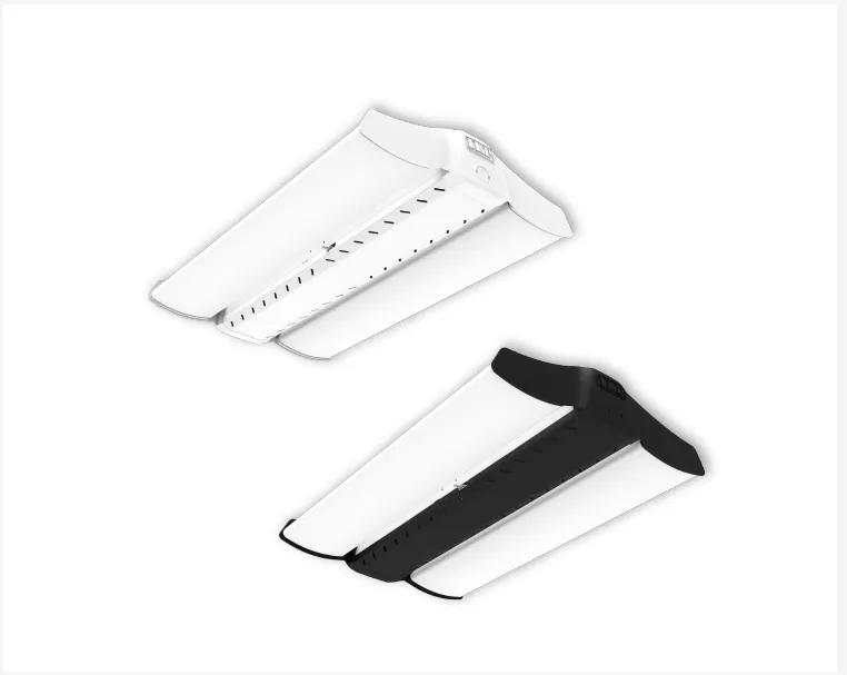 LED Endeavour High Bay, 328 Watt, 120-277V, 48000 Lumens, 4000K, or 5000K, White or Black Finish — Warehouse Lighting LED Linear Lights 328.0W 4000K