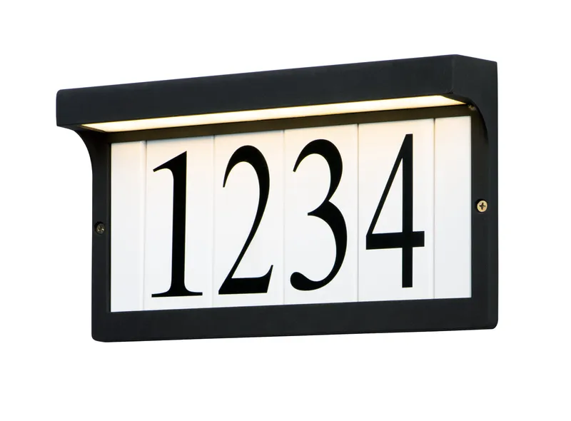 Black Address Light Frame - 53610BK — Warehouse Lighting LED Lighting Controls 10.0W 3000K