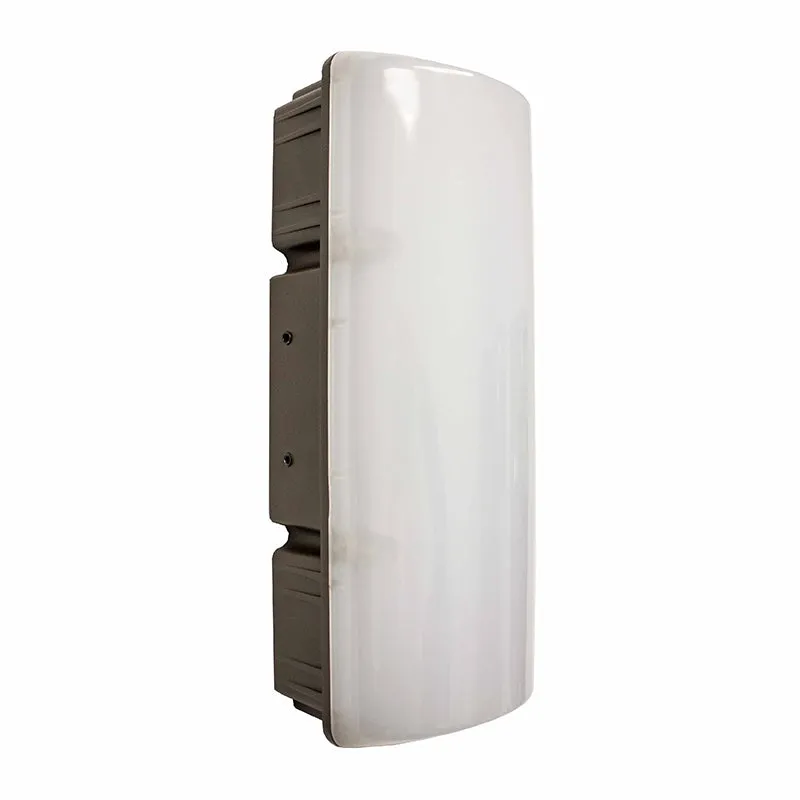 LED Vandal-Proof Wall Pack, 2000LM, 20W, 120-277V, CCT Available in 3000K, 4000K, or 5000K, Dark Bronze Finish — Warehouse Lighting LED Wall Lights 20.0W 3000K