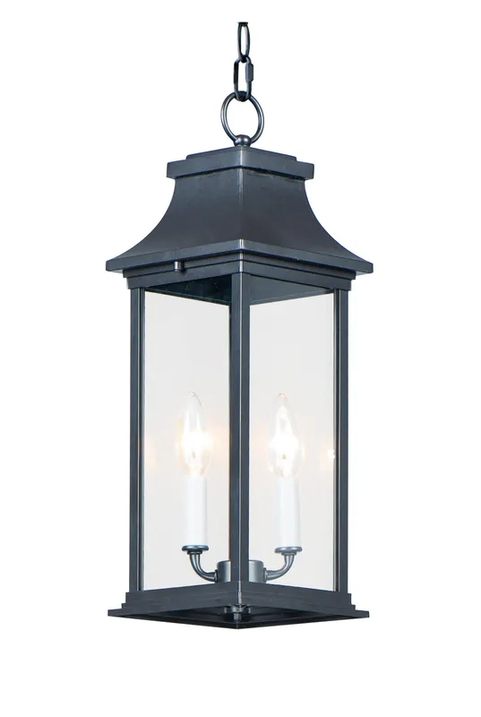 Vicksburg 2-Light Outdoor Hanging Lantern — Warehouse Lighting LED Landscape Lights 80.0W 