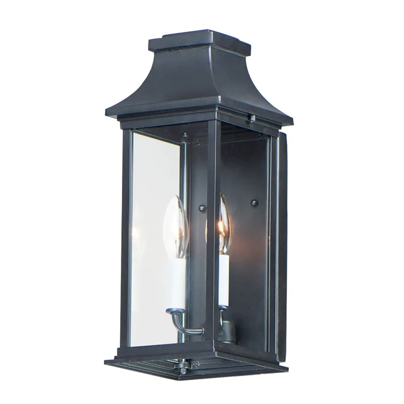 Vicksburg 2-Light Outdoor Pocket Wall Sconce — Warehouse Lighting LED Wall Lights 80.0W 