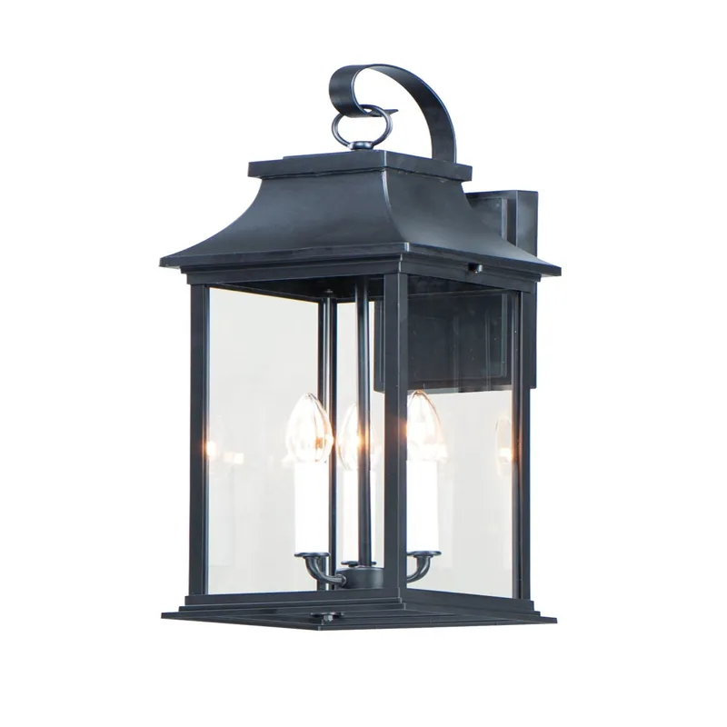 Vicksburg 3-Light Large Outdoor Wall Sconce — Warehouse Lighting LED Wall Lights 150.0W 