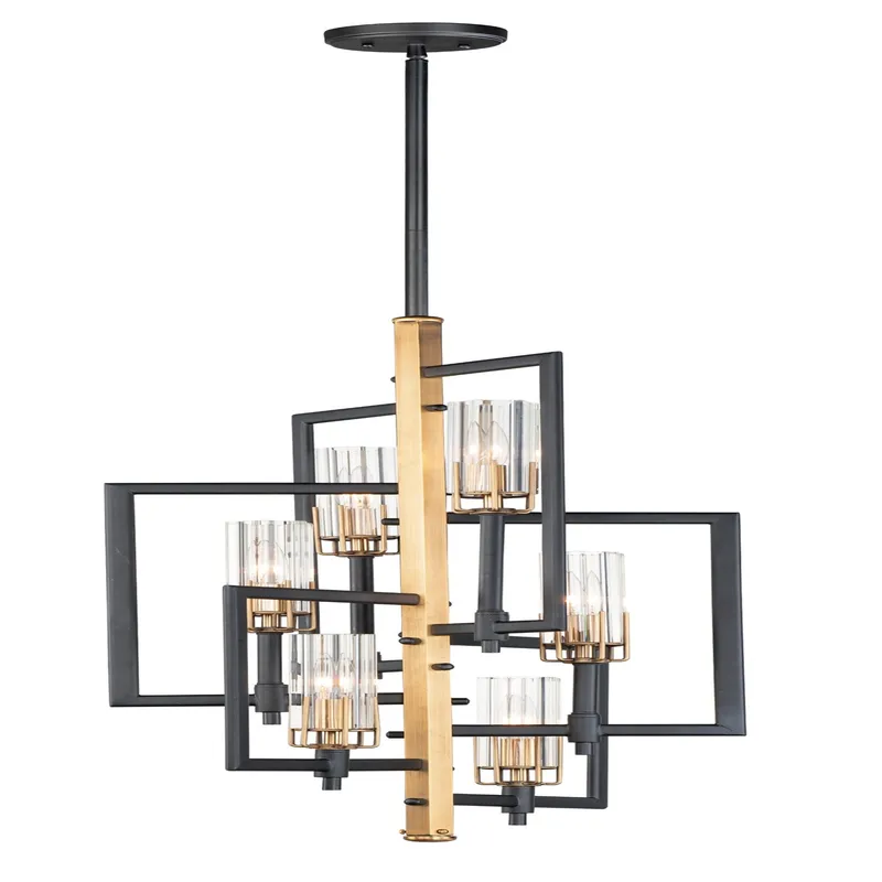 Flambeau 6-Light Chandelier — Warehouse Lighting LED Landscape Lights 400.0W 