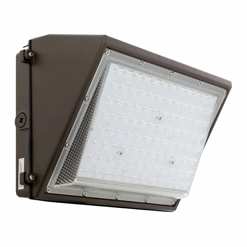 LED Non-Cutoff 2nd Generation Wall Pack, 48W, 6000 Lumens, 3000K, 120-277V, Dark Bronze Finish — Warehouse Lighting LED Wall Lights 48.0W 3000K
