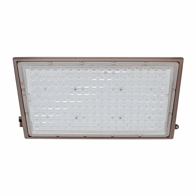 LED Non-Cutoff 2nd Generation Wall Pack, 120W, 16200 Lumens, 120-277V, 3000K, 4000K, or 5000K CCT, Dark Bronze Finish — Warehouse Lighting LED Wall Lights 120.0W 3000K