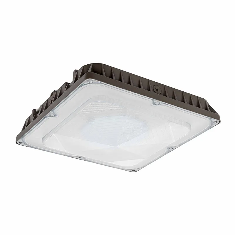 CDLX LED Power Adjustable Low Profile Canopy Light, 30/40/60/80Watt Selectable, 9650 Lumens, 120-277V, 3000k, 4000K, or 5000K — Warehouse Lighting LED Area Lights 80.0W 3000K