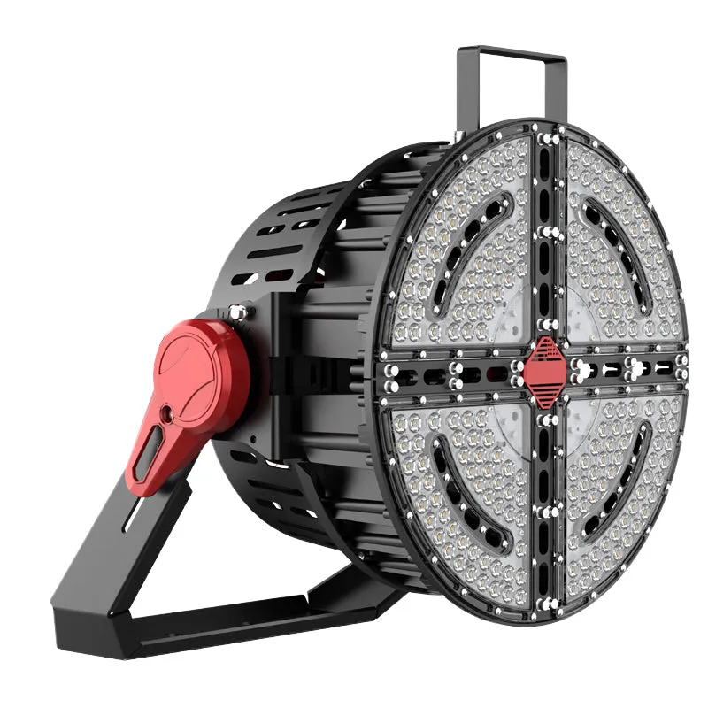 RGB LED Stadium Flood Light, 500 Watt, 120-277V, 75000 Lumens — Warehouse Lighting LED Flood Lights 500.0W 