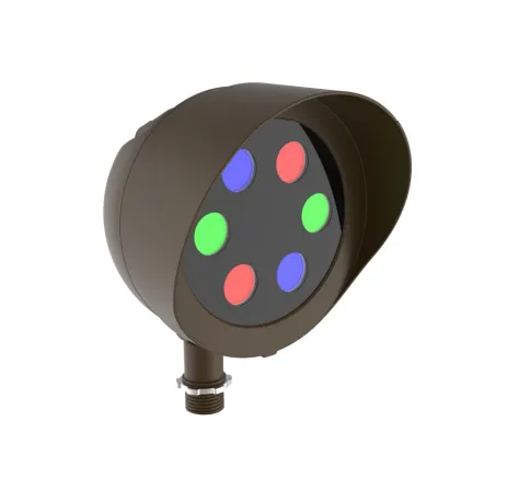Smart App Compatible RGBW Flood Light, 972 Lumens, 15 Watts, 12V — Warehouse Lighting LED Flood Lights 15.0W 